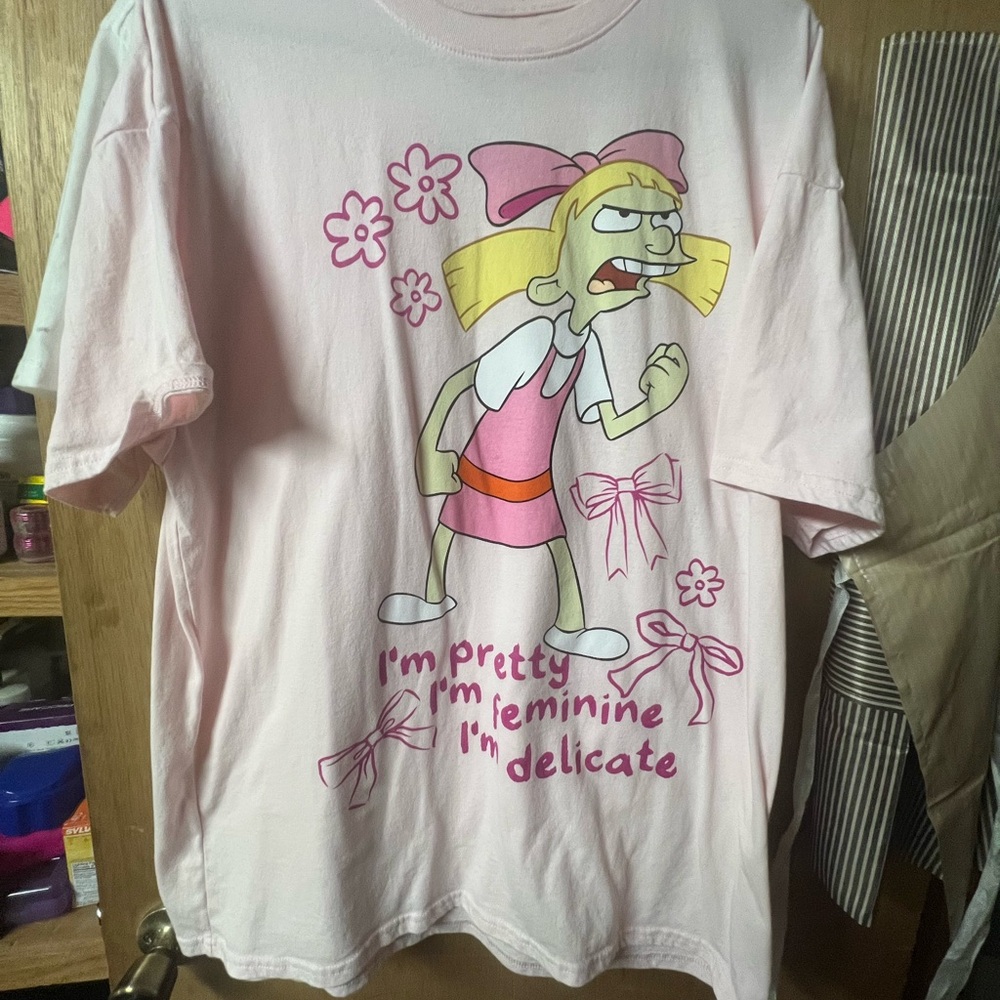 Pink Graphic Short Sleeve Tee